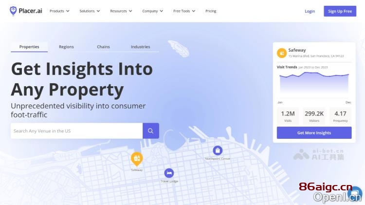 Placer.ai:多行业位置与客流量数据洞察分析工具